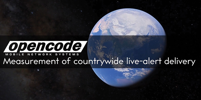 Measurement of Countrywide Live BG-Alert Delivery